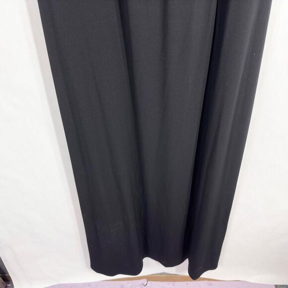 Lane Bryant Plus Size 28 Maxi Dress Black Beaded Rhinestones Stud Sleeveless 672 - Picture 7 of 10